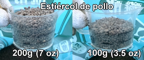 Fertilizante orgánico de estiércol de pollo (Fermentación completamente madurada)