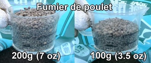 Engrais organique de fumier de poulet (Fermentation complètement mûrie)