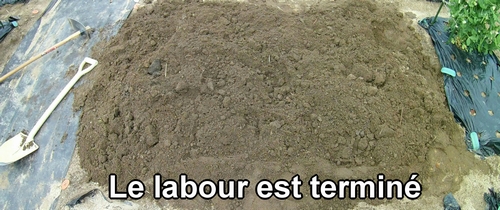 Le labour est terminé